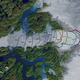 Evolution of the calving front of Jakobshavn glacier over more than a century. Following a period of stability from the mid 20th century to the late 1990s, Jakobshavn began to retreat rapidly.